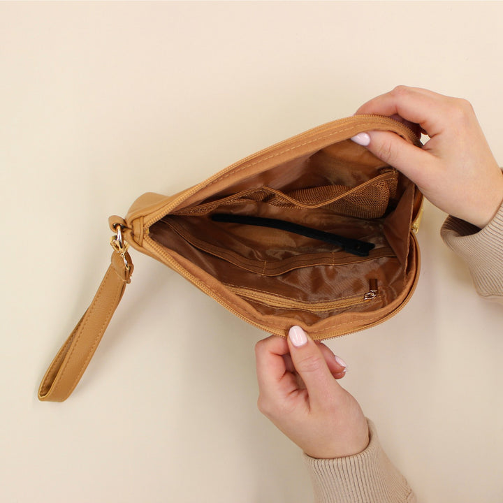 Tech &amp; Life Organiser Pouch - Tan