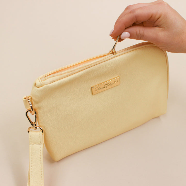 Tech &amp; Life Organiser Pouch - Butter Yellow