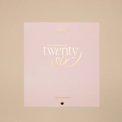 2026 Wall Planner - Blush + Beige