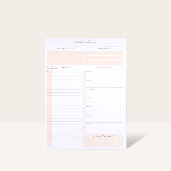 Weekly Task Planner Sticky-Notes