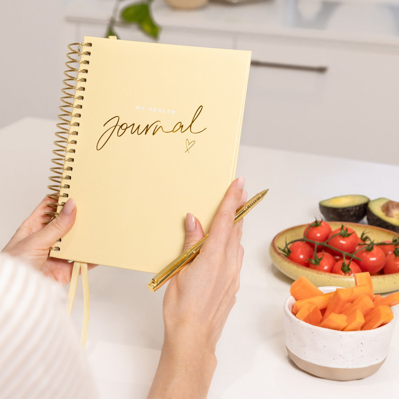 My Health Journal - Butter Yellow