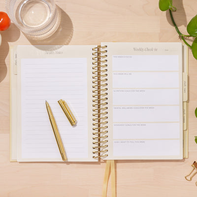 My Health Journal - Butter Yellow