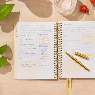 My Health Journal - Butter Yellow