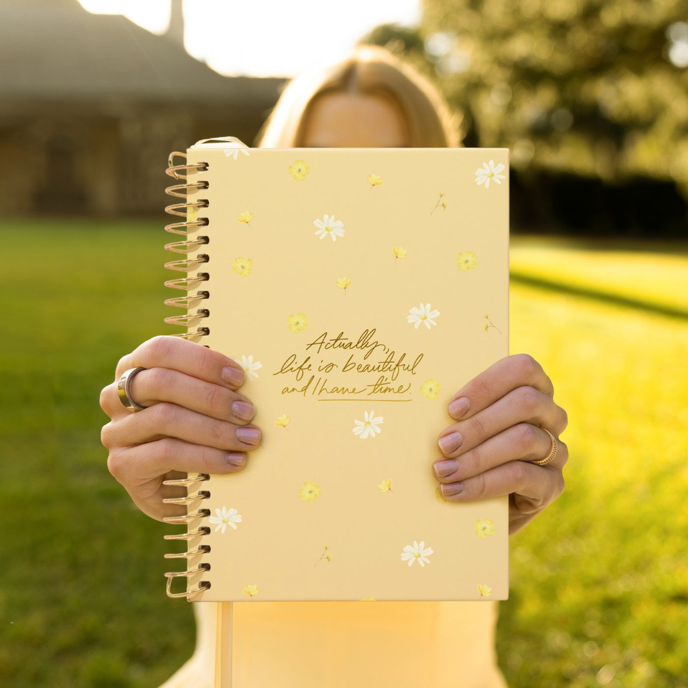 Luxe A5 Notebook - Daisy Yellow