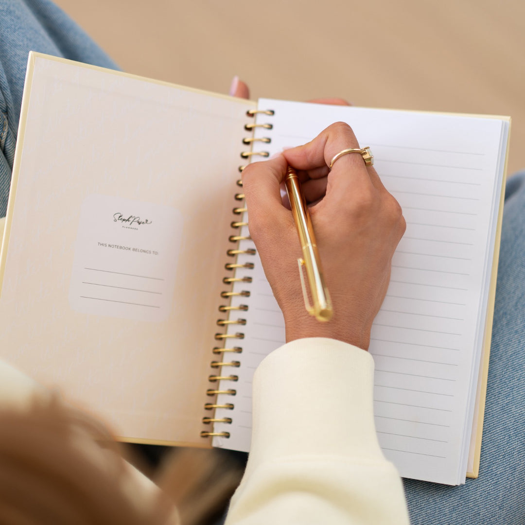 Luxe A5 Notebook - Daisy Yellow