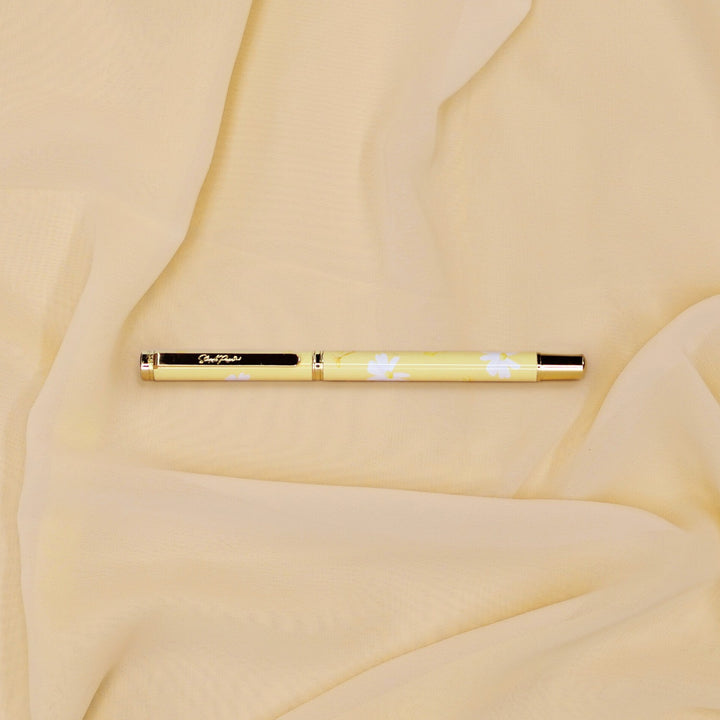 The Luxe Pen  - Butter Yellow Daisy Print