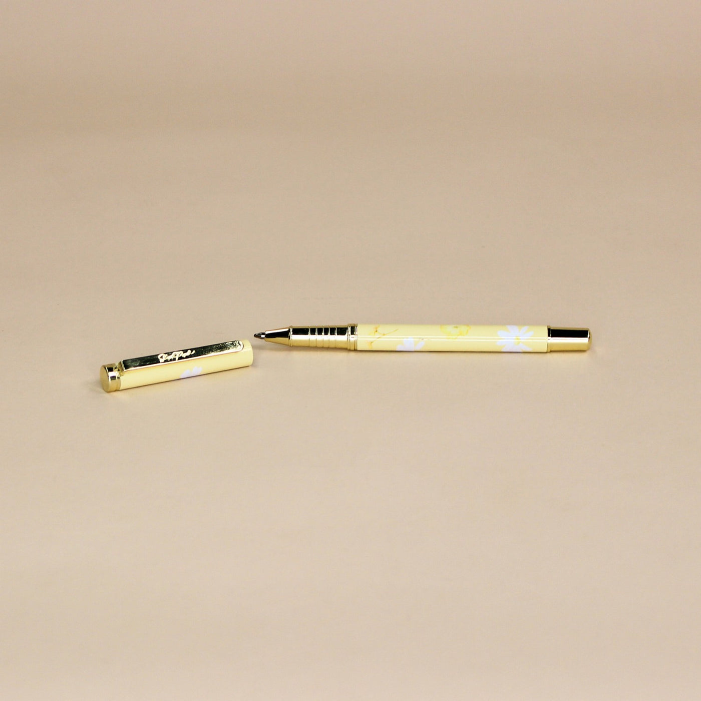 The Luxe Pen  - Butter Yellow Daisy Print