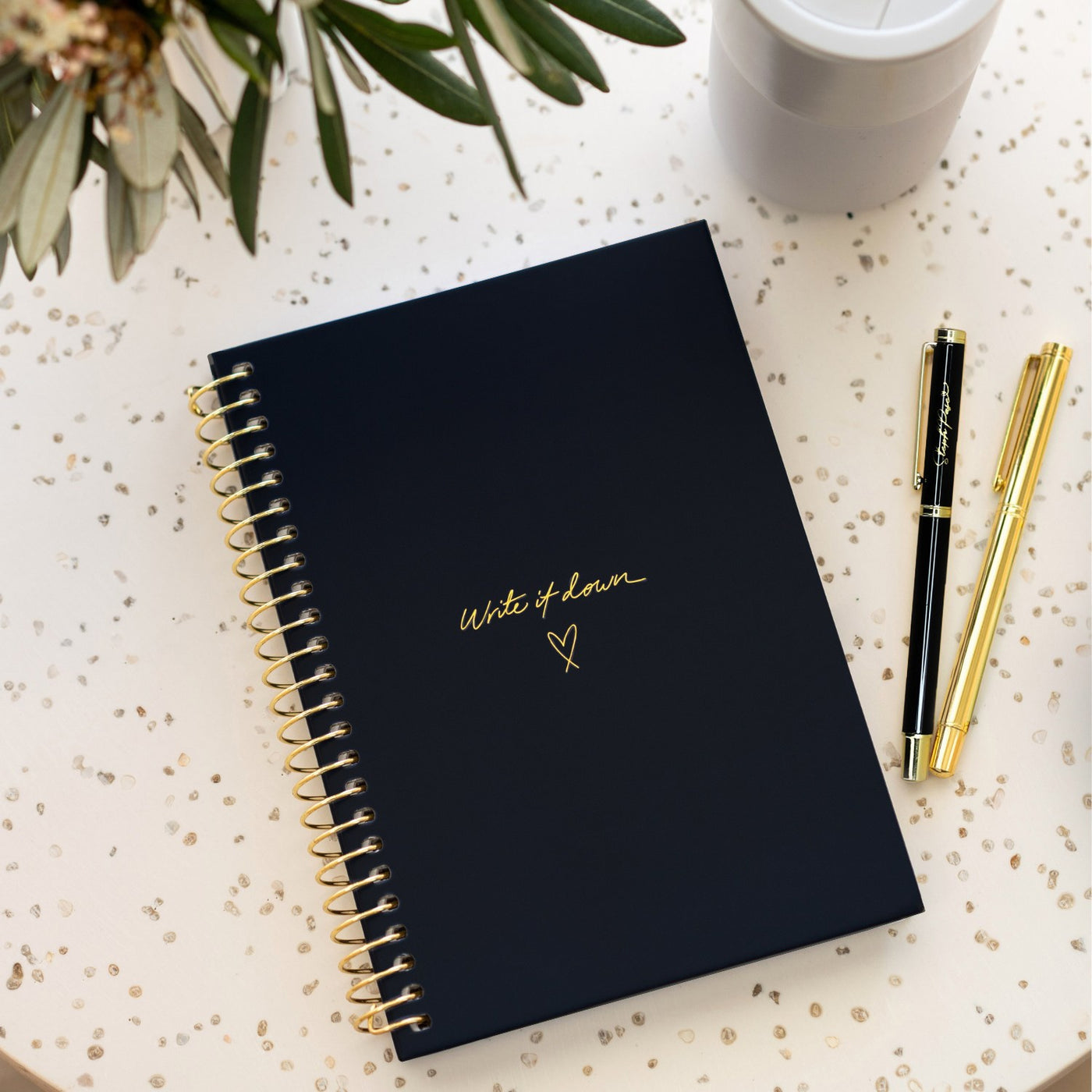 'Write it Down' A5 Notebook - Black