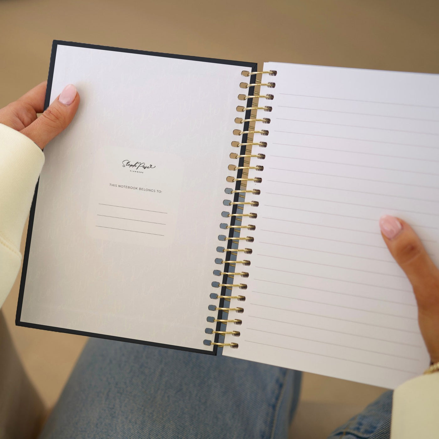 'Write it Down' A5 Notebook - Black