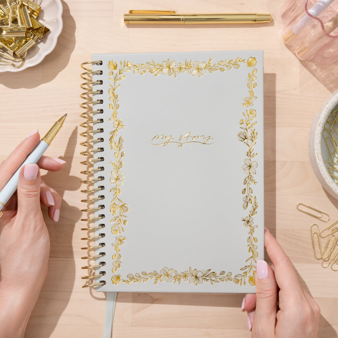 A5 Luxe Notebook - Vintage Sage