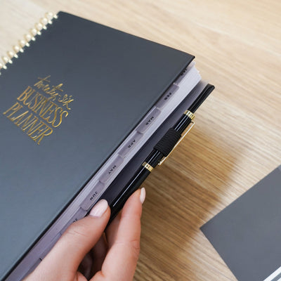 Stick-on Pen Loop - Black