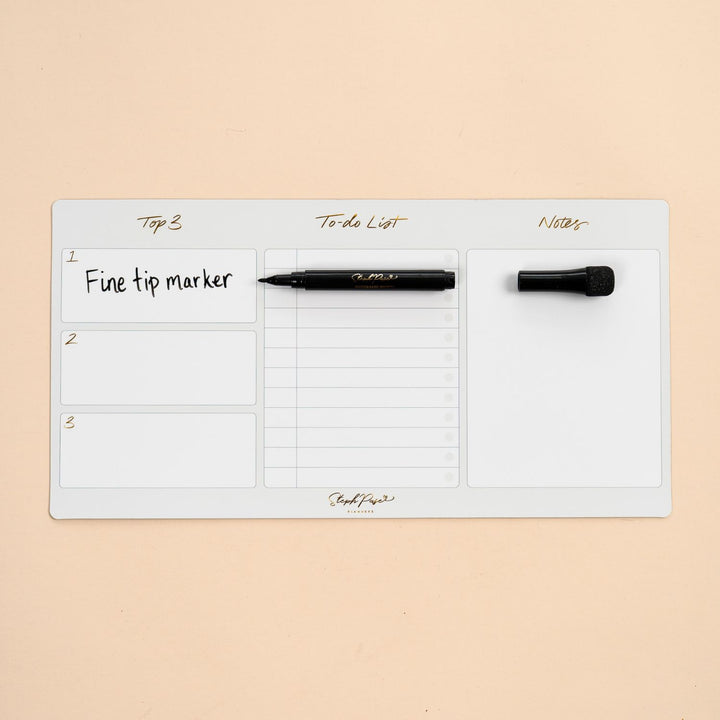 Magnetic Whiteboard Markers - Black 3-Pack