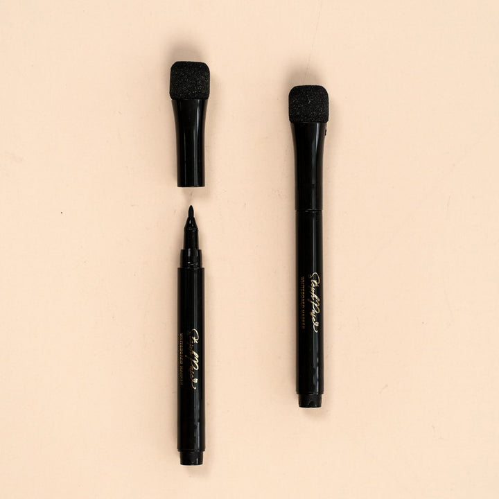 Magnetic Whiteboard Markers - Black 3-Pack