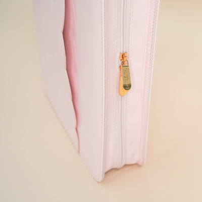 Luxe Zip-up Planner Folio - Blush - Large