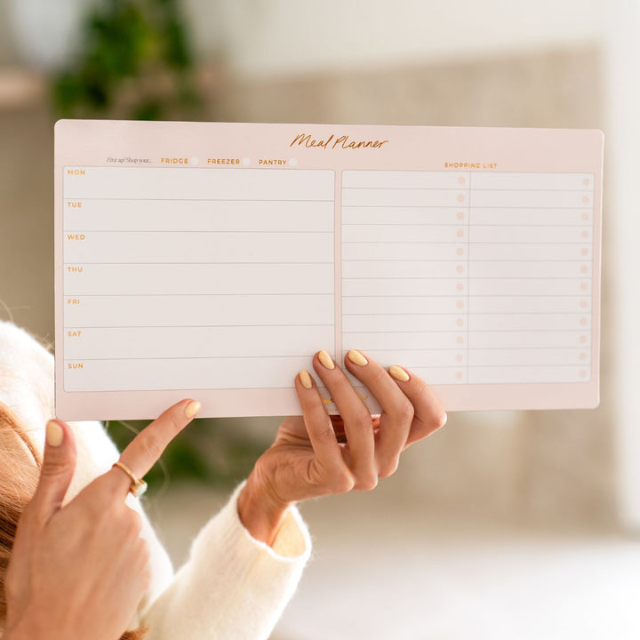 Meal Planner Magnet - Soft Blush