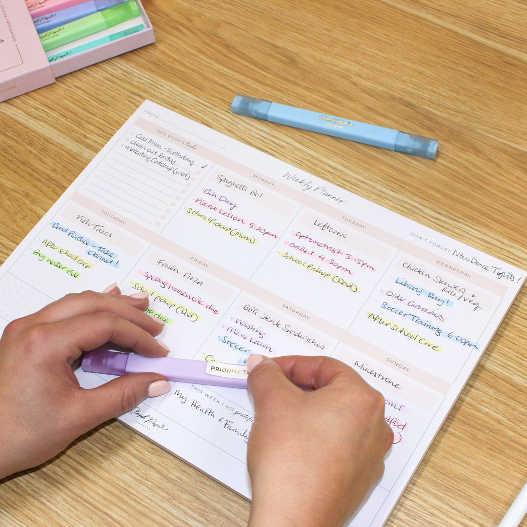 Pastel Highlighters - Planning Pack