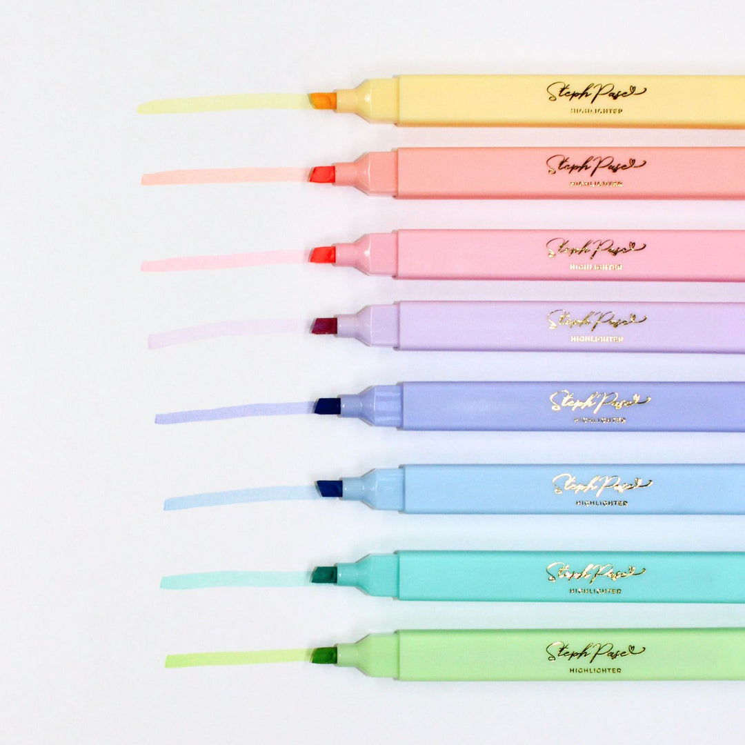 Pastel Highlighters - Planning Pack