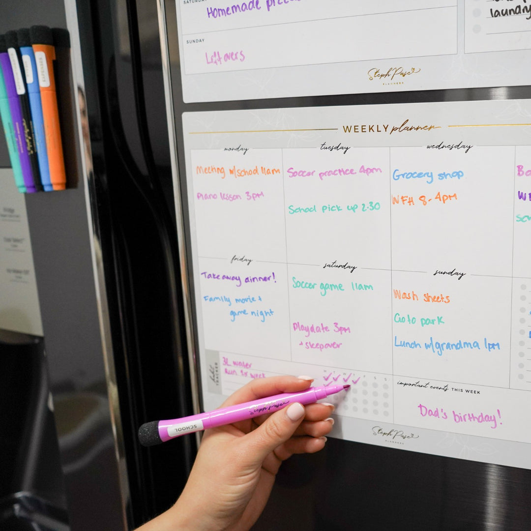 Magnetic Whiteboard Markers - Planning Pack