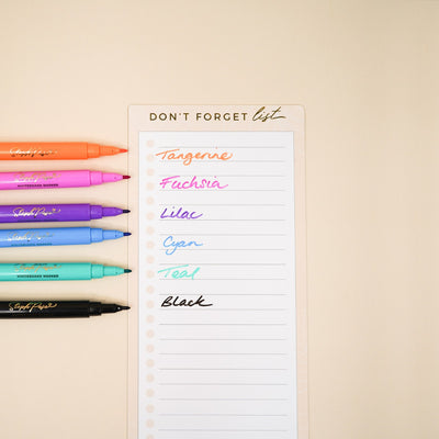 Magnetic Whiteboard Markers - Planning Pack