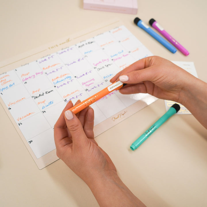 Magnetic Whiteboard Markers - Planning Pack