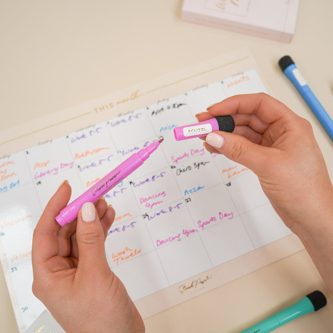 Magnetic Whiteboard Markers - Planning Pack