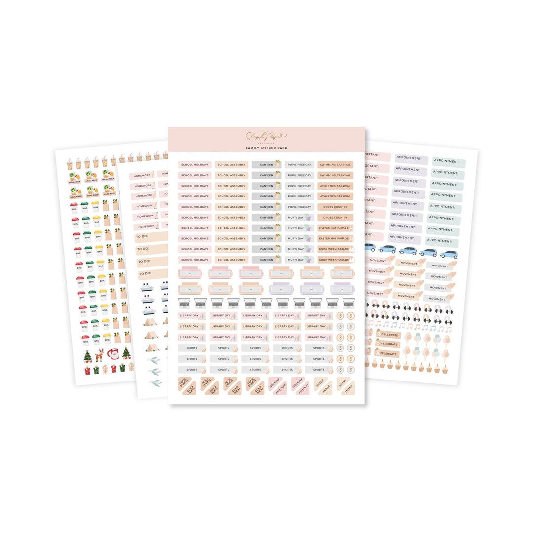 Family Sticker Pack