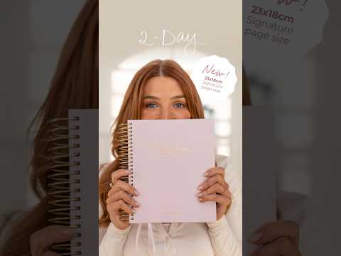2027 2-Day Planner - Black
