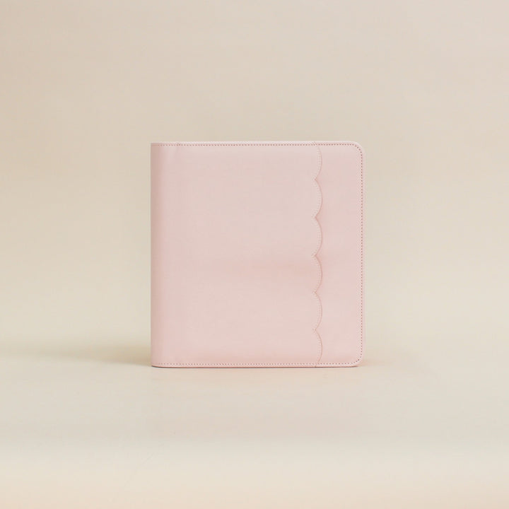 Luxe Zip-up Planner Folio - Blush - Small