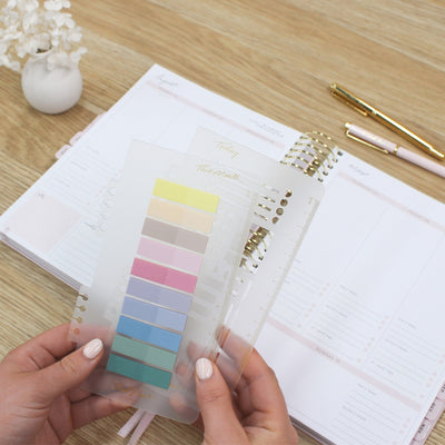 Snap-in 'This Month' Sticky Note Bookmark - Gold