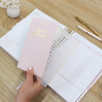 Snap-in Stencil 'Today' Bookmark - Gold