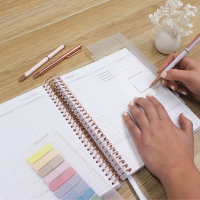 Snap-in 'This Month' Sticky Note Bookmark - Gold