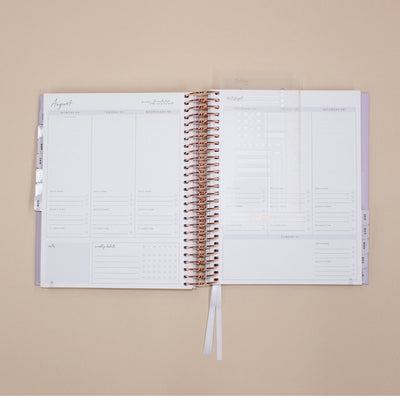 Snap-in Stencil 'Today' Bookmark - Rose Gold