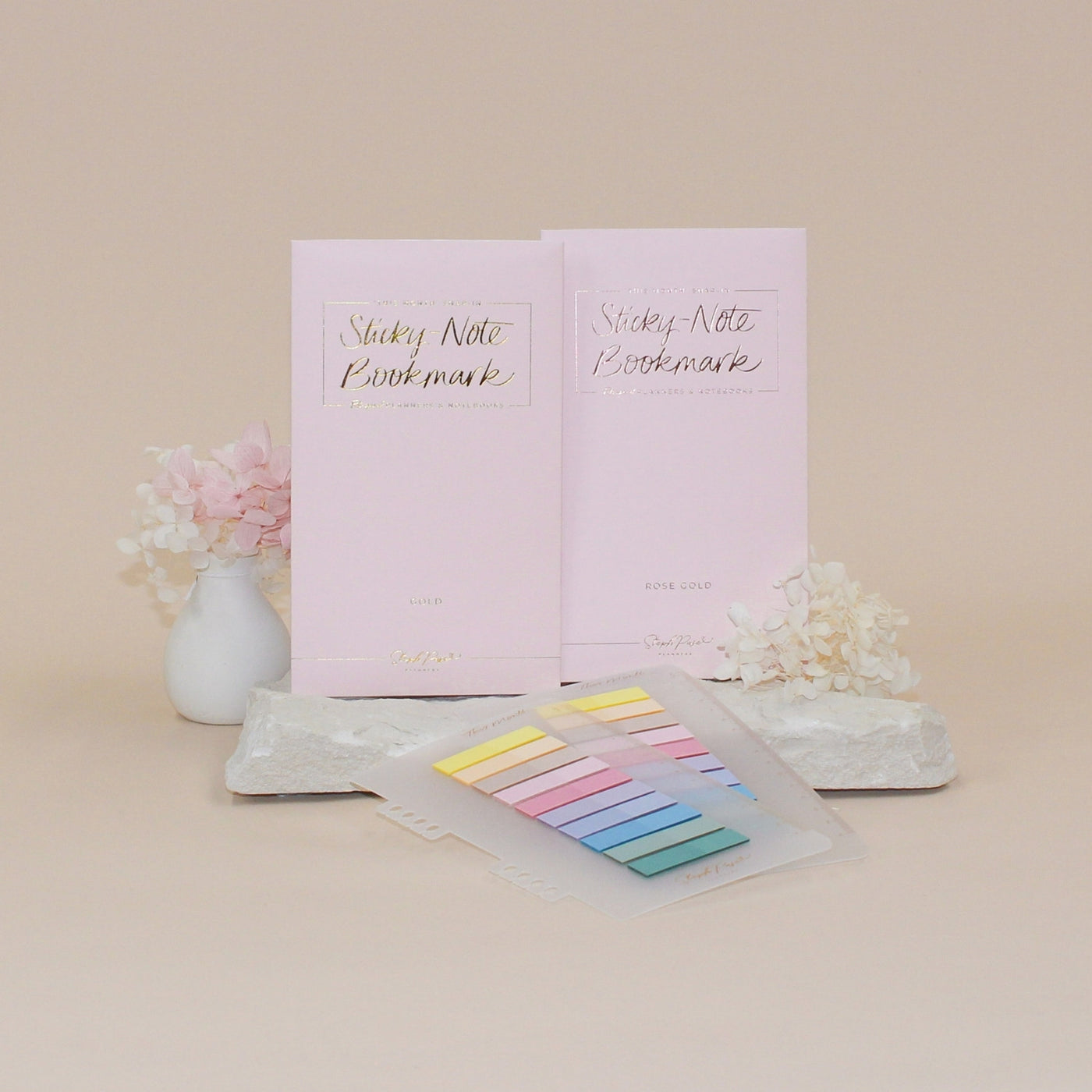 Snap-in 'This Month' Sticky Note Bookmark - Gold