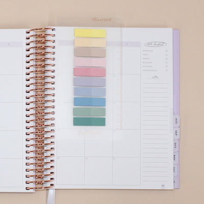Snap-in 'This Month' Sticky Note Bookmark - Rose Gold