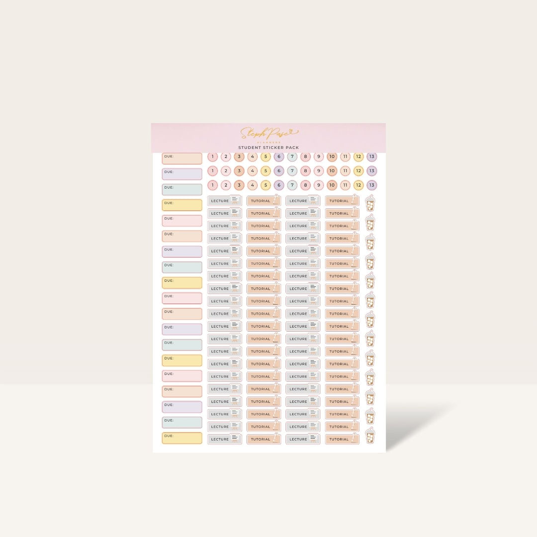 Student Sticker Pack