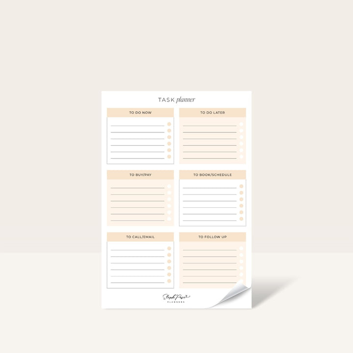 Task Planner Sticky-Note Notepad