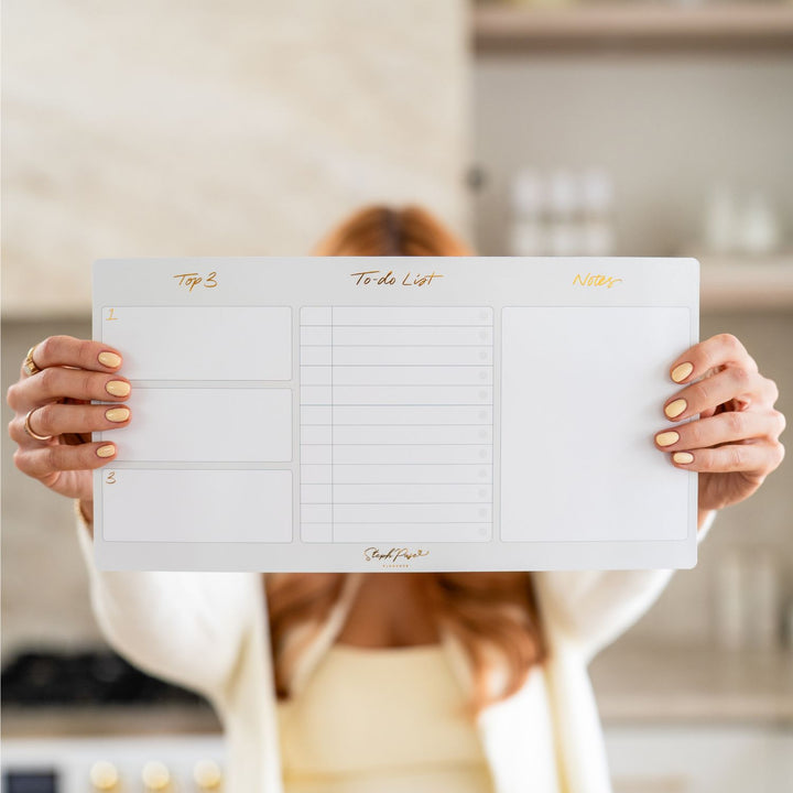 To-Do List Planner Magnet - Soft Grey