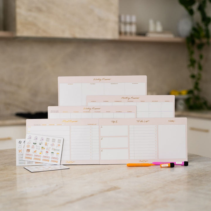 Meal Planner Magnet - Soft Blush