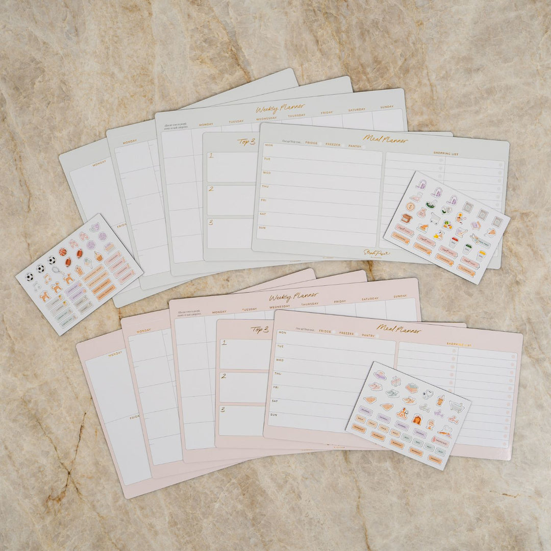 Meal Planner Magnet - Soft Blush