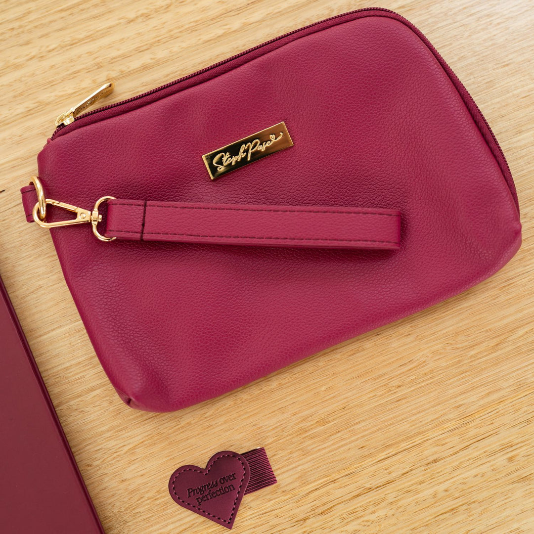 Tech &amp; Life Organiser Pouch - Berry