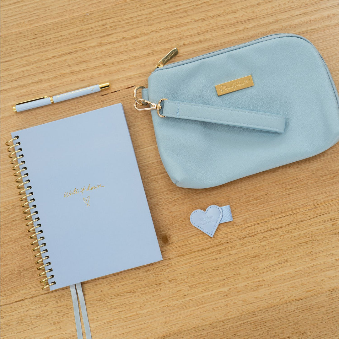 Tech &amp; Life Organiser Pouch - Periwinkle Blue