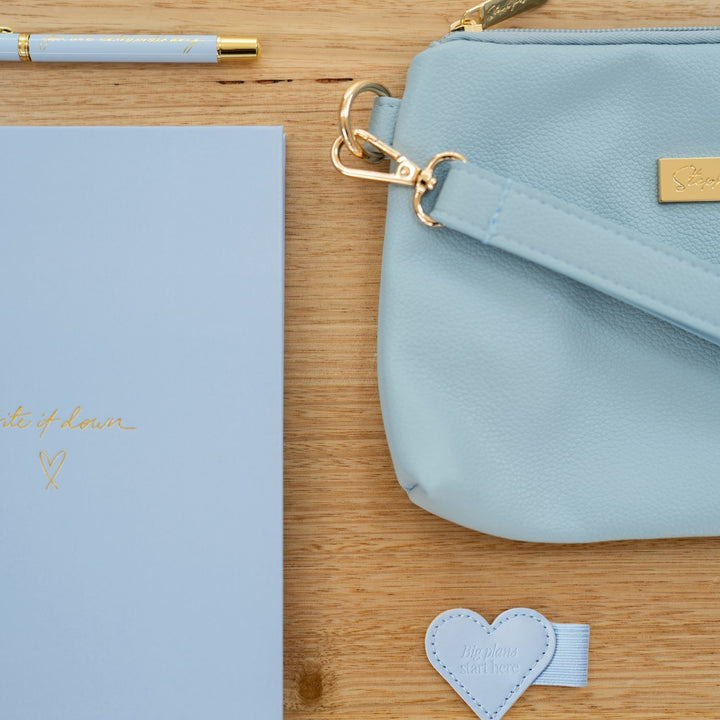 Tech &amp; Life Organiser Pouch - Periwinkle Blue