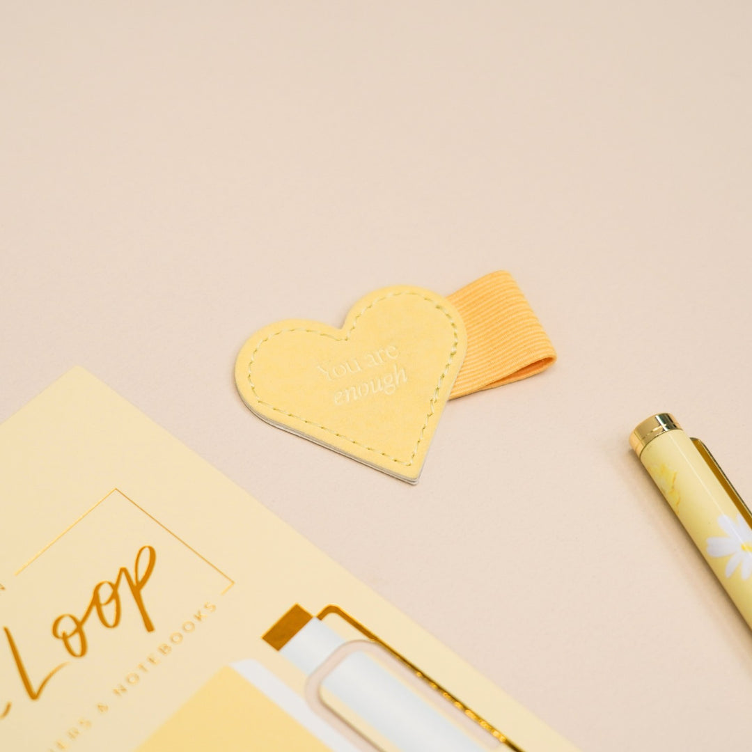 Stick-on Pen Loop - Butter Yellow
