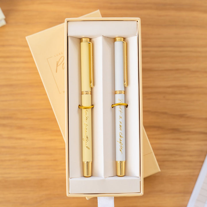 Positivity Pens - Lemon + White 2 Pack