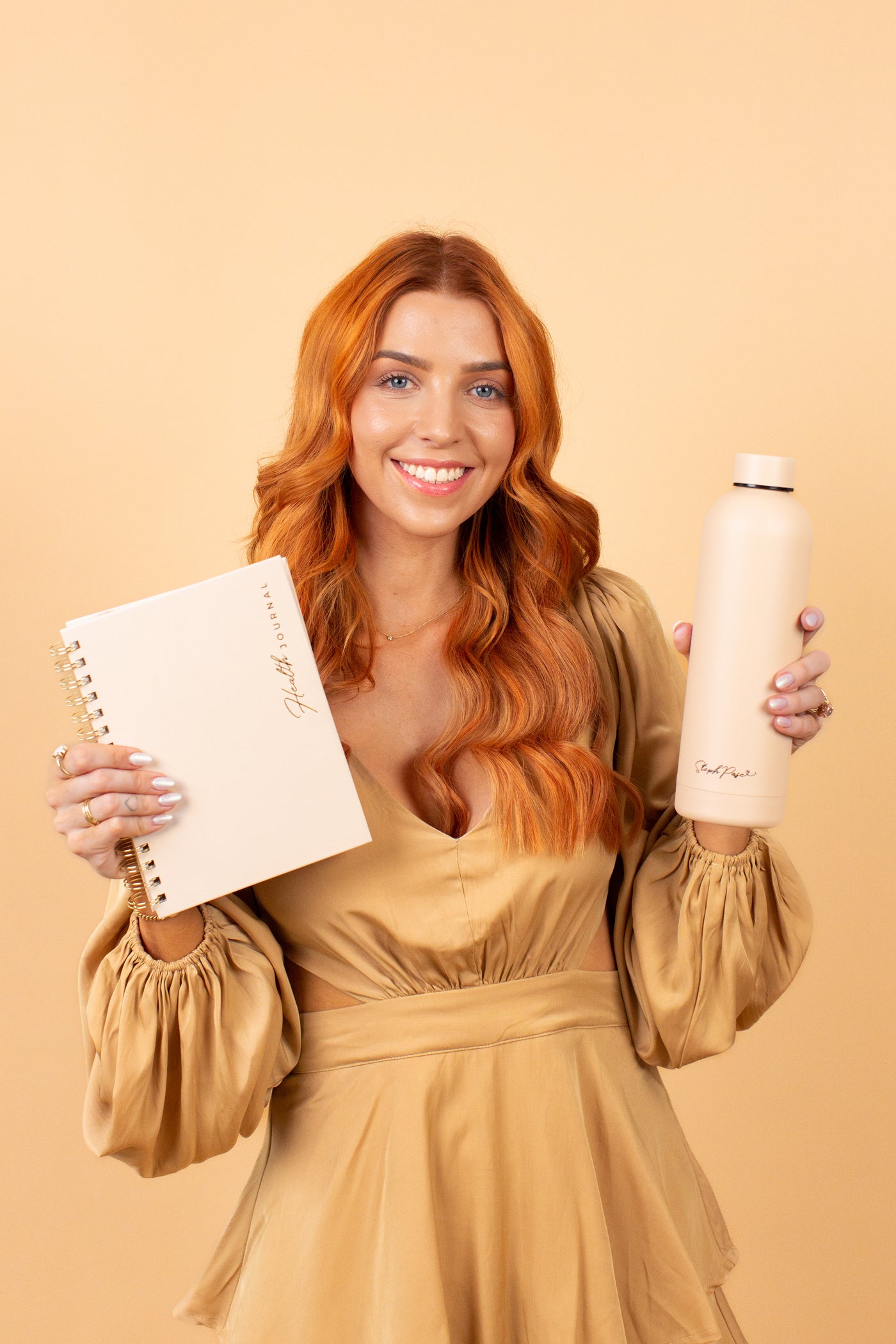 Insulated Water Drink Bottle 750ml Beige – Steph Pase Planners
