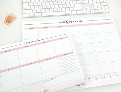 Weekly + Monthly Planner Bundle