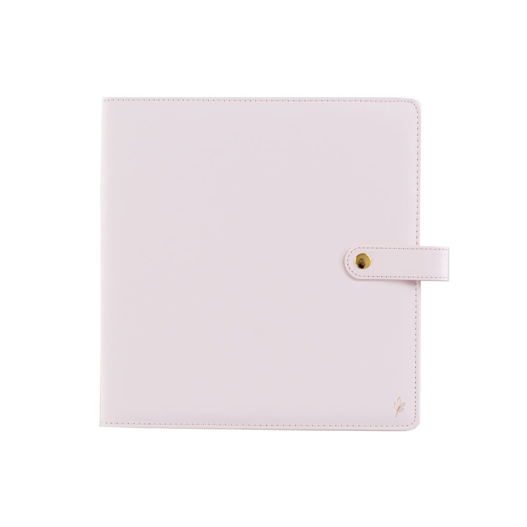 Blush Leather Planner Cover (Signature, Daily + Classic)