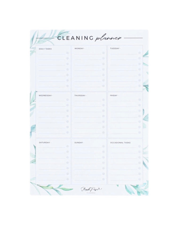 SECONDS SALE Magnetic Cleaning Planner